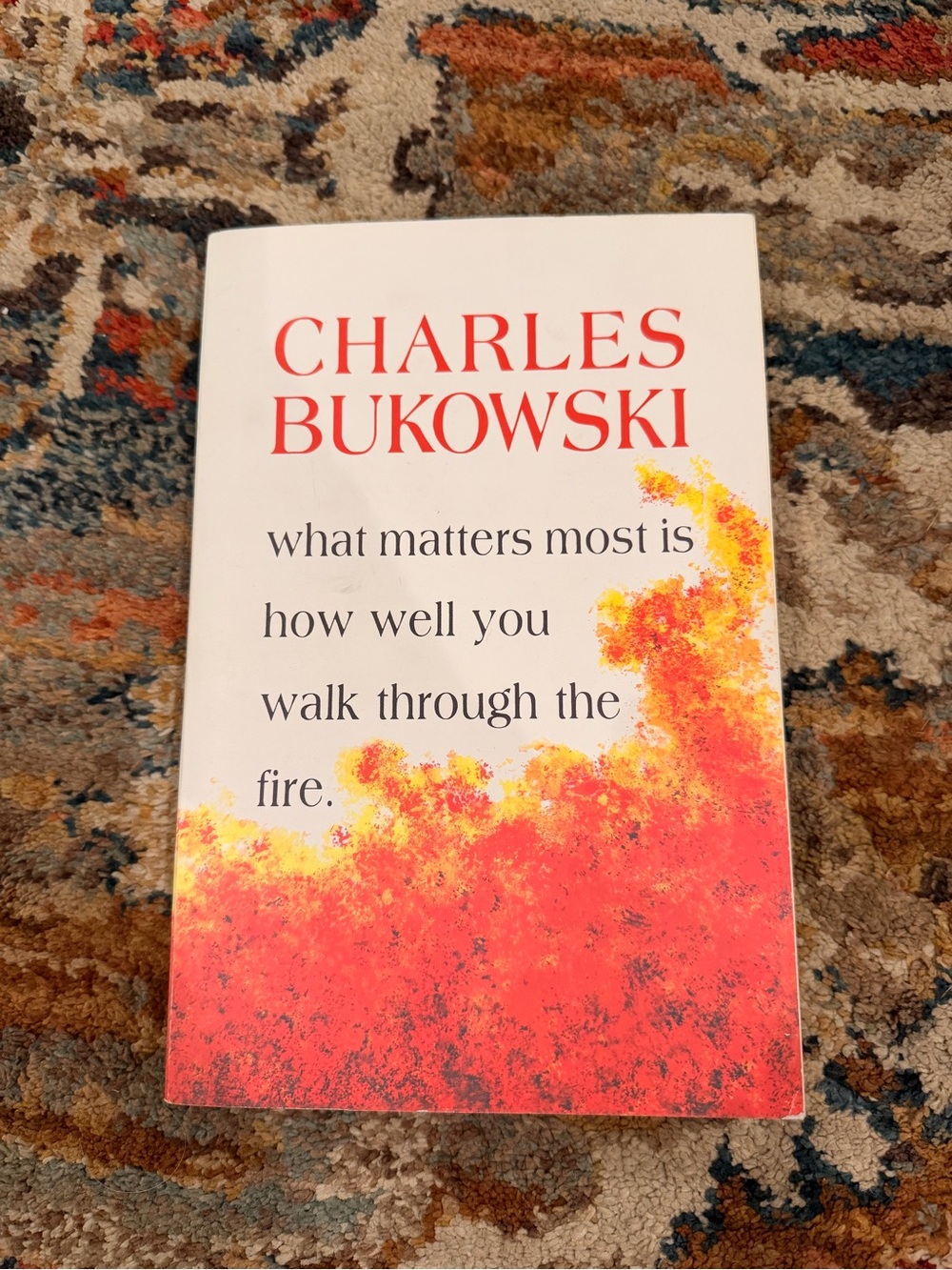 Charles Bukowski - What Matters Most is How Well You Walk Through The Fire